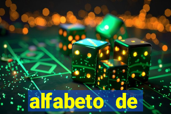 alfabeto de caligrafia bonita